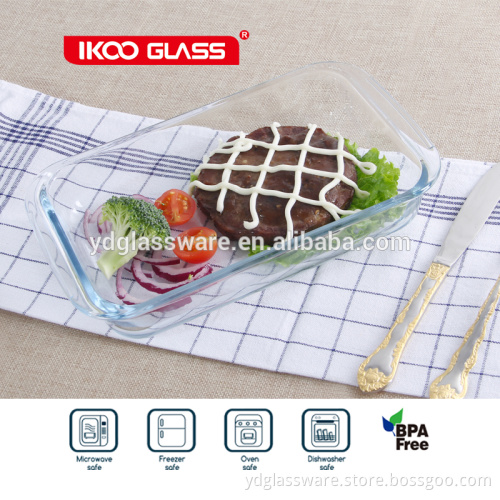 glass baking dish pyrex glassware kitchen glassware Borosilicate roaster pan